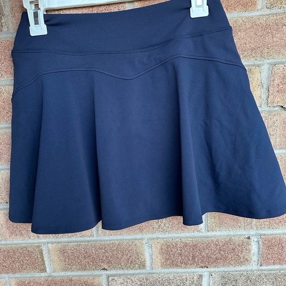 Halara Tennis Golf Skirt Hidden Pockets Navy Blue women’s Size Small - Picture 13 of 14